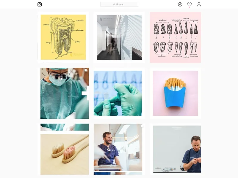 estilo empresas instagram