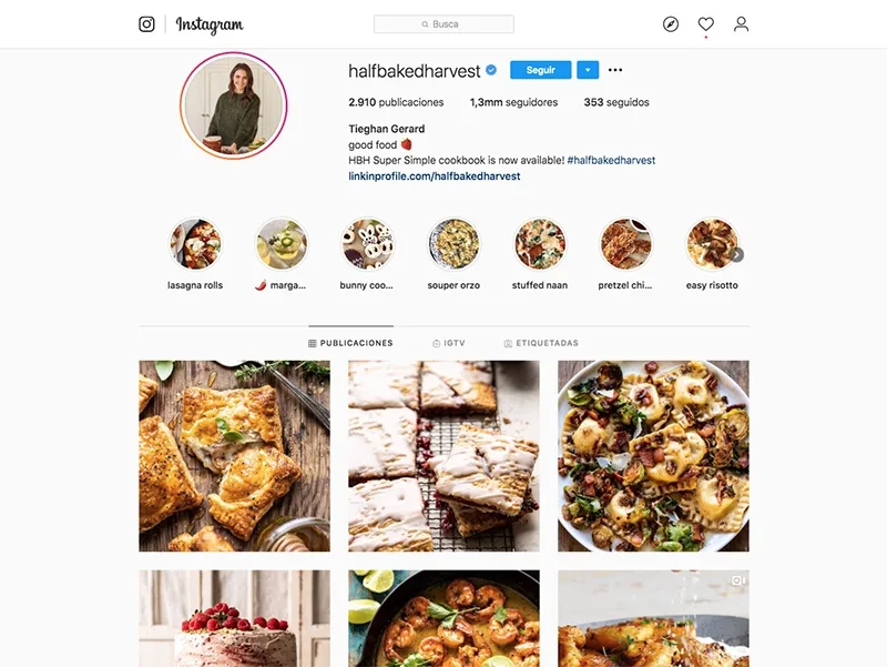 halfbakedharvest instagram