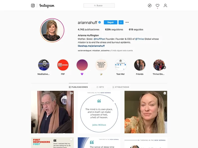 huffington instagram