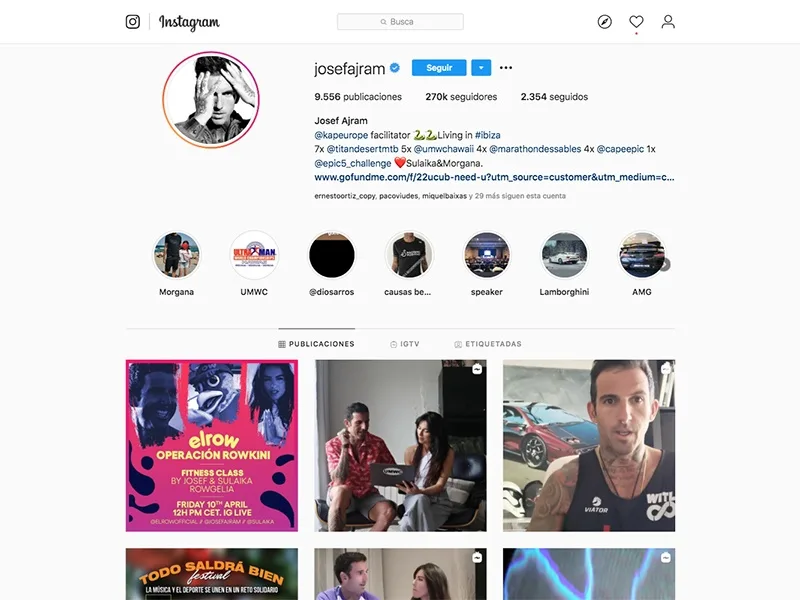 josef ajram instagram