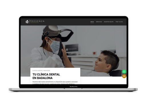 Provenza Clínica Dental – Diseño Web