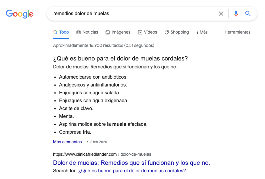 remedios dolor de muelas